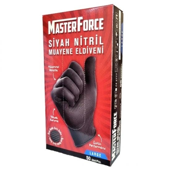 HAS-PET MASTERFORCE SİYAH EKSTRA KALIN BALIKSIRTI 50'Lİ PAKET